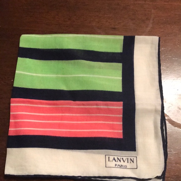 Vintage Lanvin Handkerchief - Picture 4 of 4